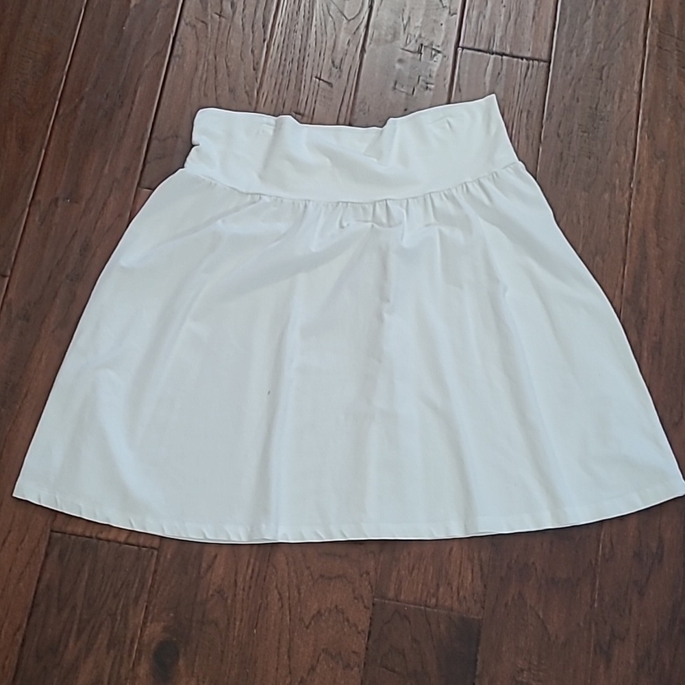 💥3for$12💥 Maurices White A-Line Pullon Skirt size 1X